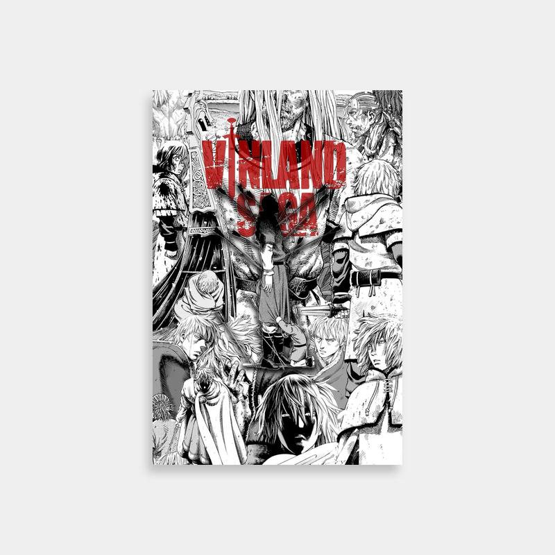 Vinland Saga Snake Poster - Anime Poster with Multiple Characters