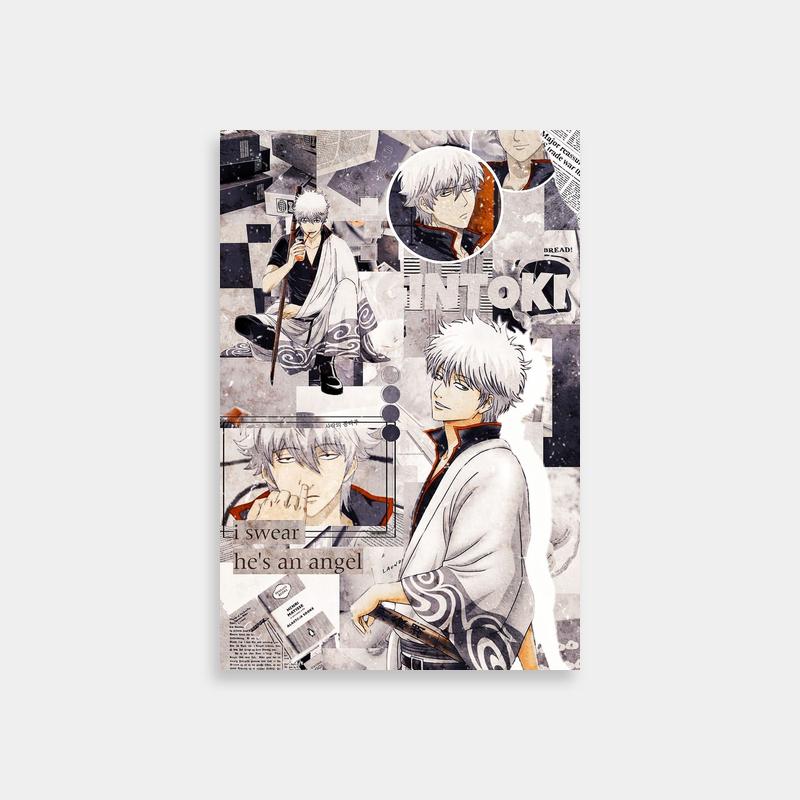 Gintoki Sakata Anime Poster - Gintama Collectible Art