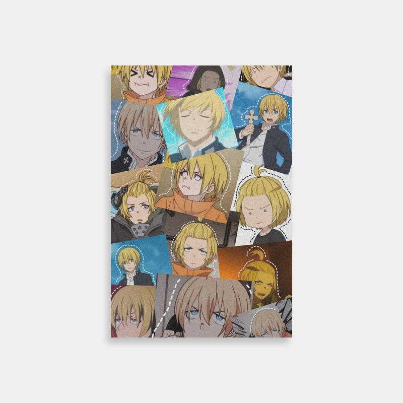 Fire Force Anime Collage Poster - Arthur Boyle & Characters