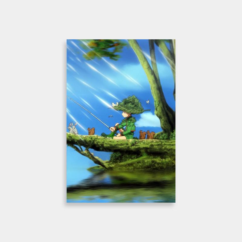 Gon Freecss Hunter x Hunter Wall Art - Fishing Scene