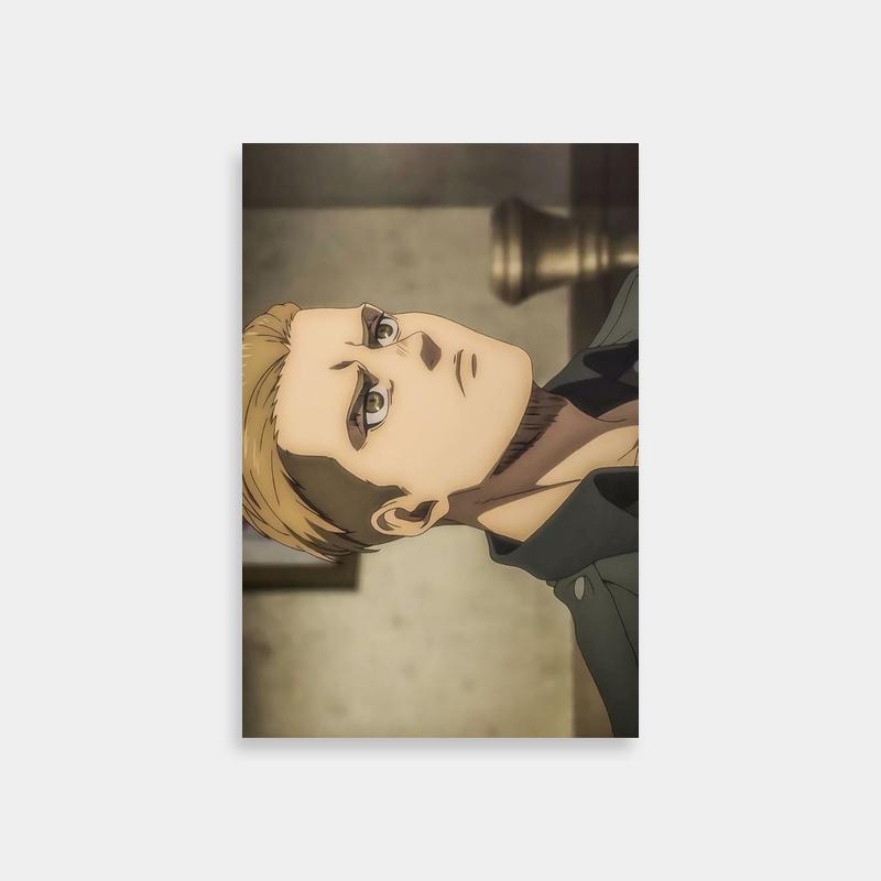 Porco Galliard Attack on Titan Poster - Blonde-Haired Character Art