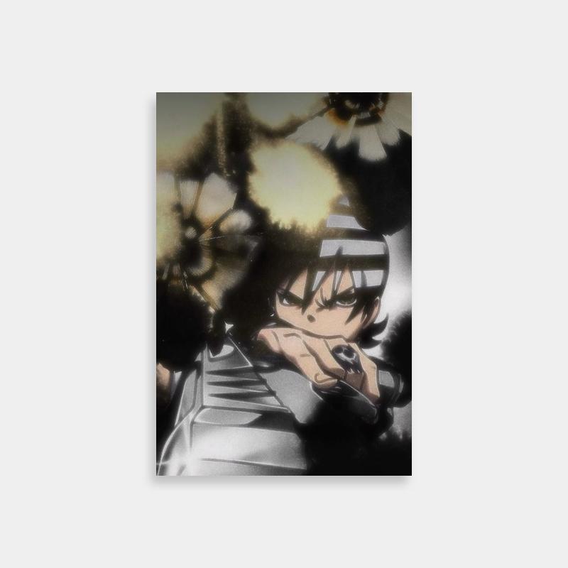 Death The Kid Anime Action Poster - Soul Eater Art