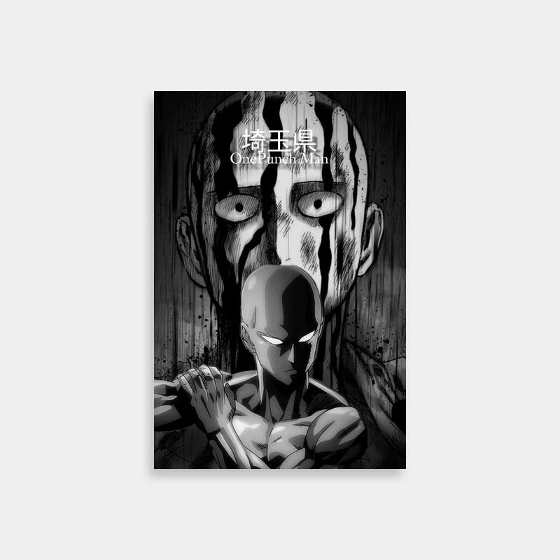 Saitama One Punch Man Poster - Anime Wall Art
