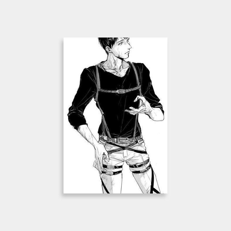 Bertholdt Hoover Attack on Titan Poster - Man with Suspenders Art Print
