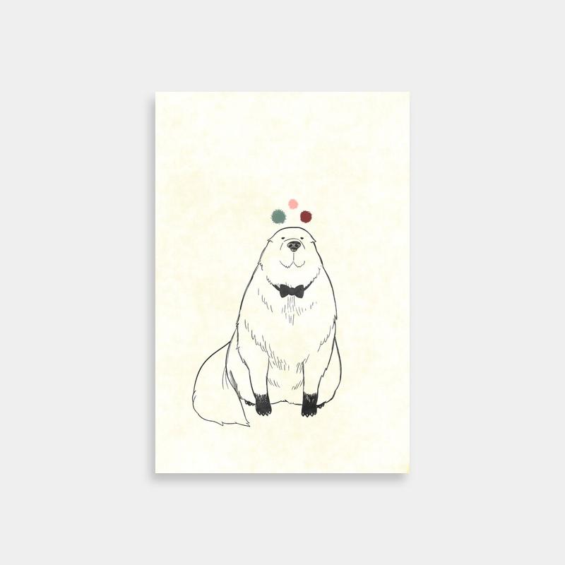 Spy x Family Bond Forger Polar Bear Bow Tie Poster