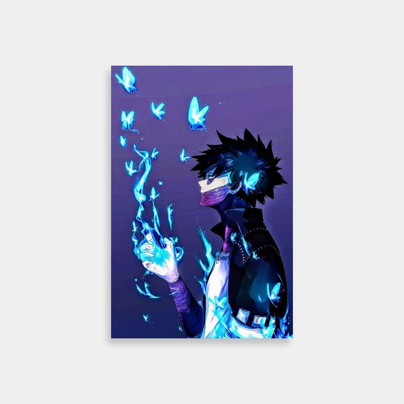 Dabi My Hero Academia Wall Art - Surreal Butterfly Scene