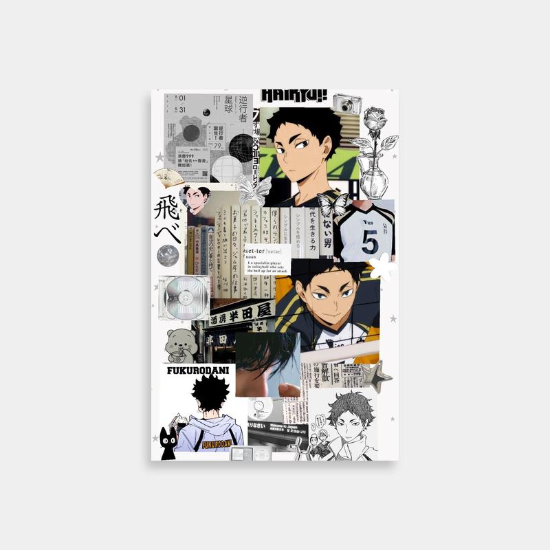 Akaashi Keiji Haikyuu Anime Poster
