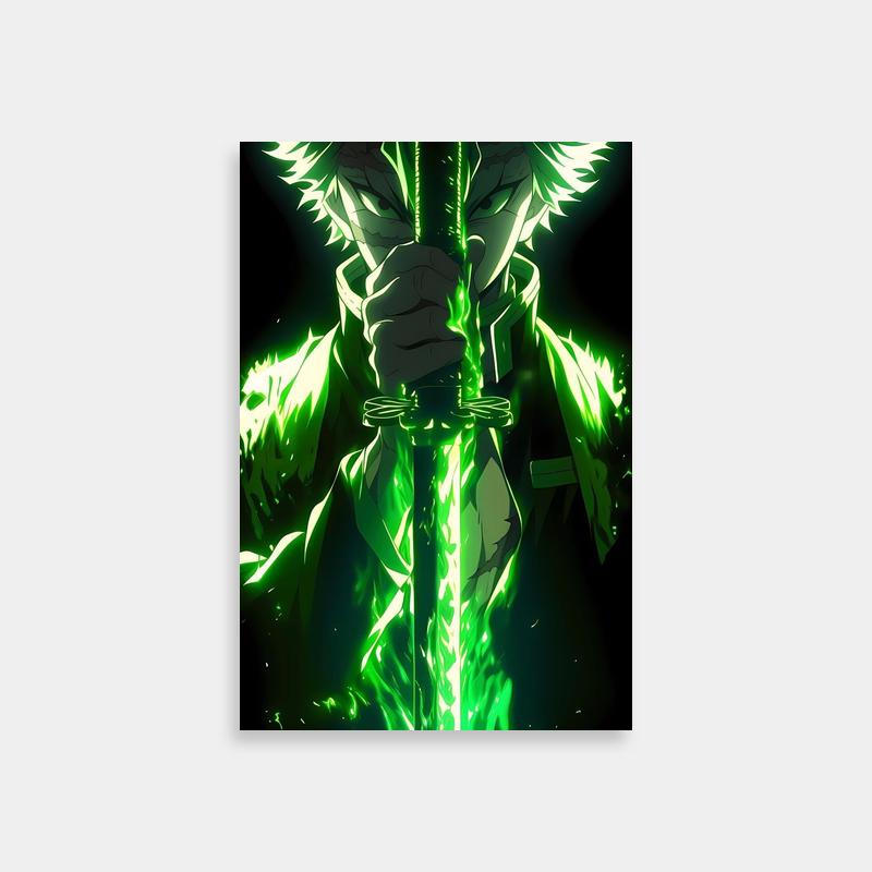 Sanemi Shinazugawa Demon Slayer Wall Art - Anime Fan Print
