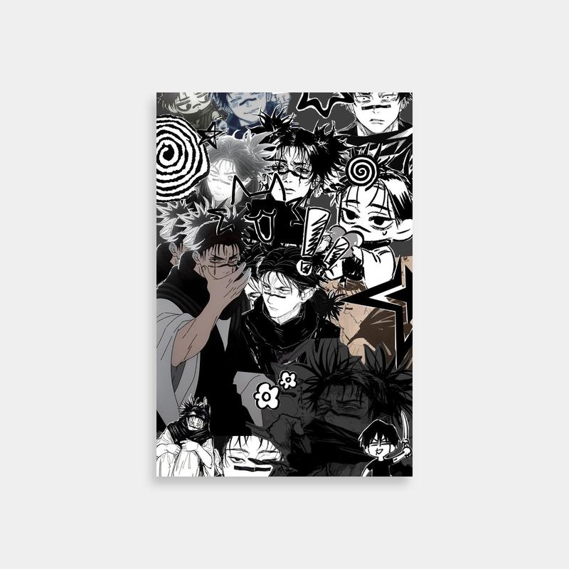 Choso Jujutsu Kaisen Anime Poster - Black & White Character Art