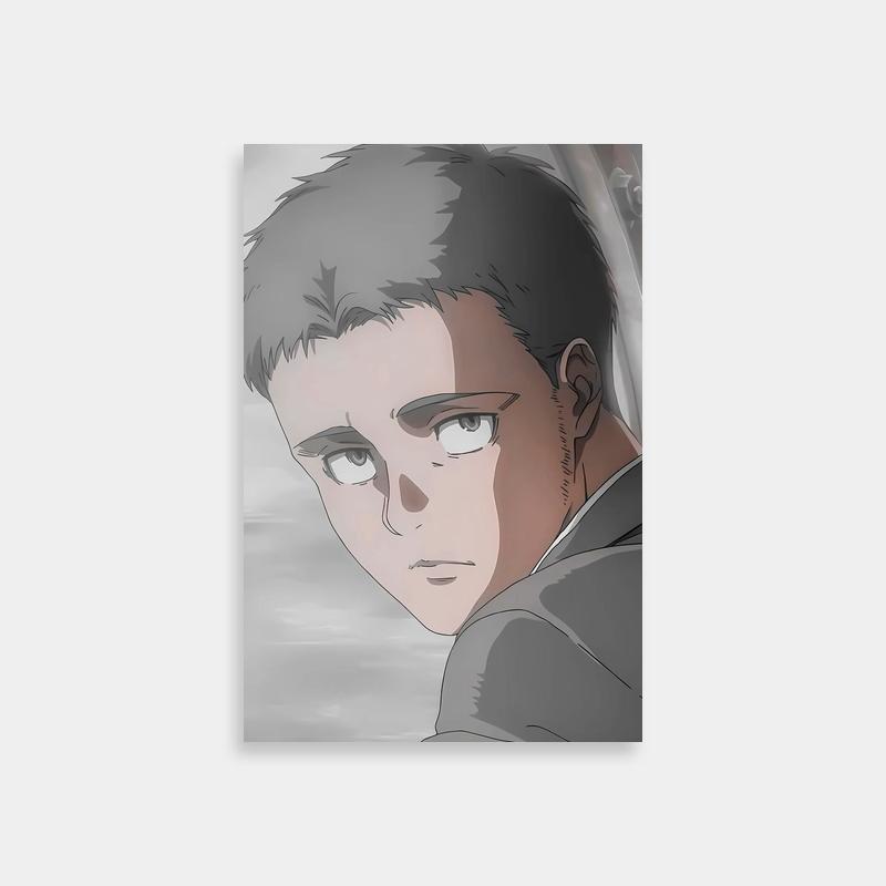 Connie Springer Anime Poster - Attack on Titan Sky Background