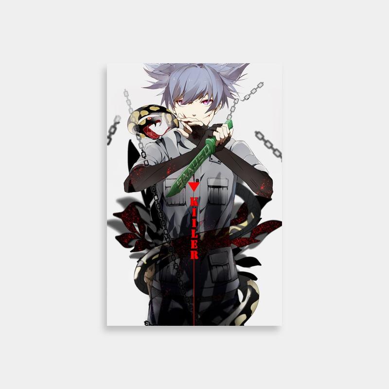 Nagisa Shiota Assassination Classroom Poster - Anime Character with Swords