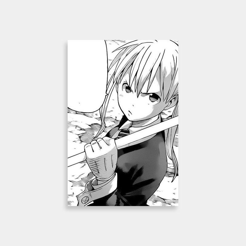 Maka Albarn Soul Eater Anime Poster - Long Hair Balloon Art
