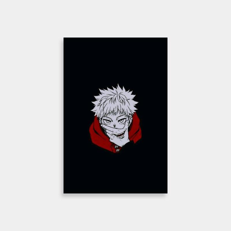 Yuji Itadori Jujutsu Kaisen Hoodie Poster - Anime Character Art