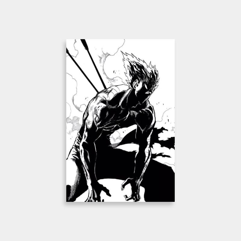 Garou One Punch Man Dual Swords Art Print