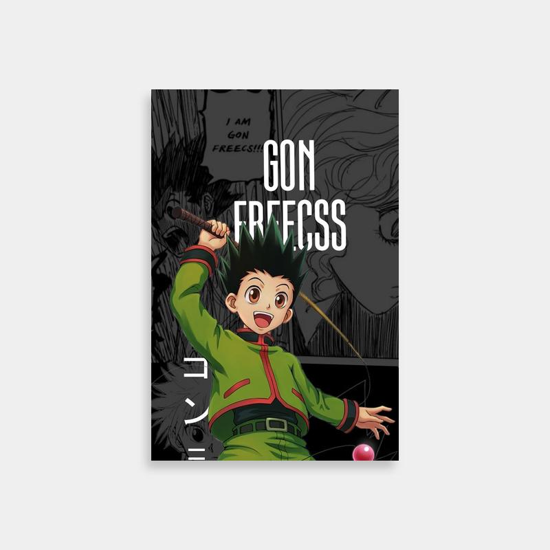 Gon Freecss with Baseball Bat - Hunter x Hunter Wall Art