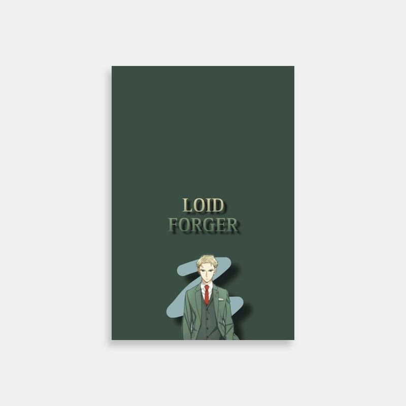 Loid Forger Spy x Family Anime Poster - Stylish Suit & Tie Art Print