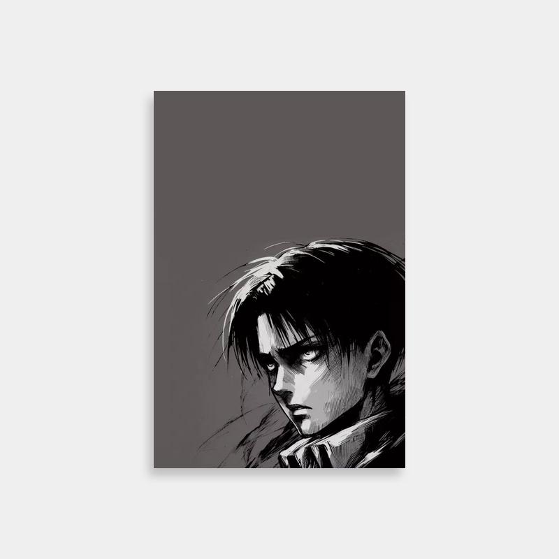 Kenny Ackerman Attack on Titan Long Hair Character Drawing