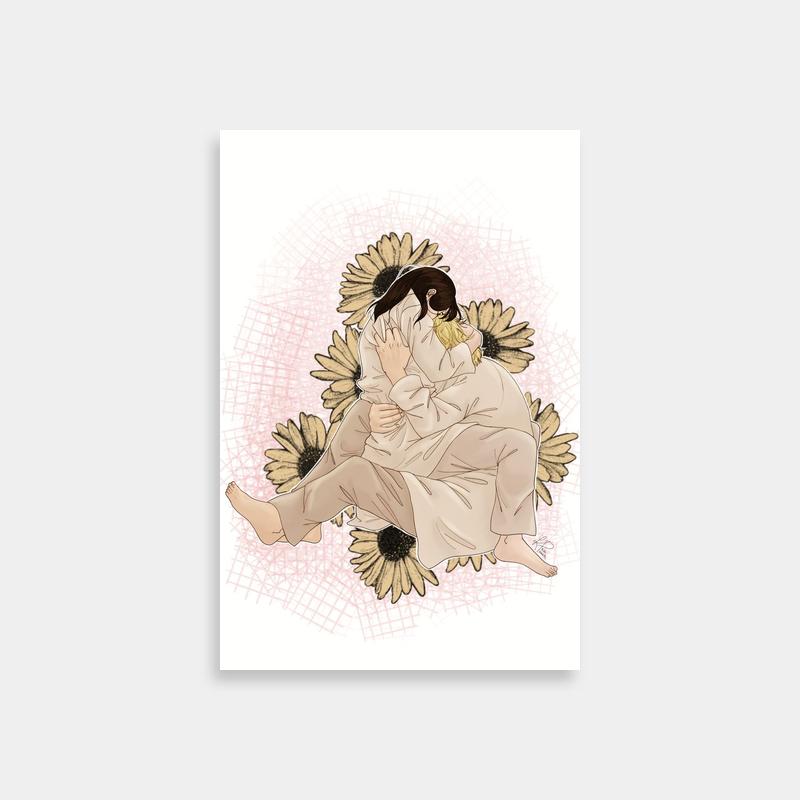 Gudrid Vinland Saga Sunflower Field Poster