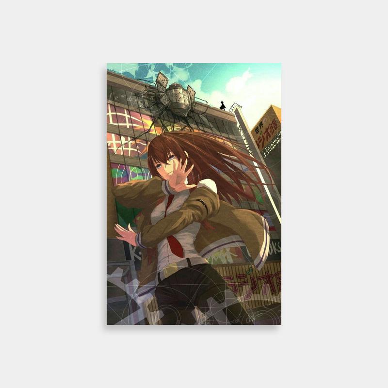 Steins;Gate Kurisu Makise Poster - Walking Scene Anime Art