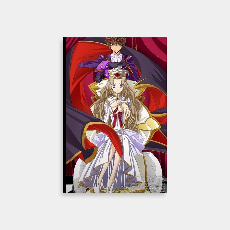 Nunnally vi Britannia Code Geass Poster - Anime Characters Sitting Together