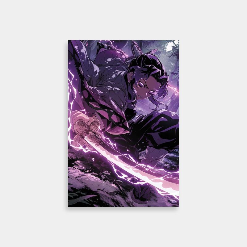 Shinobu Kocho Demon Slayer Poster - Anime Character Art