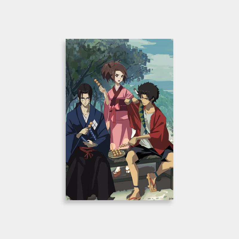 Samurai Champloo Poster - Bench Scene Art Print