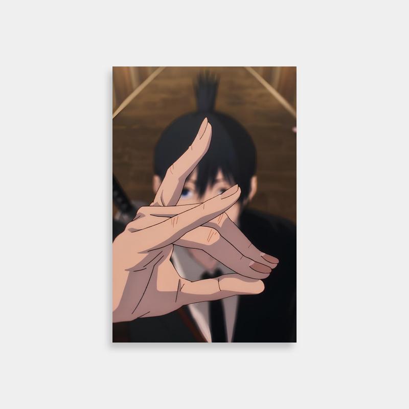 Aki Hayakawa Chainsaw Man Poster - Suit Art