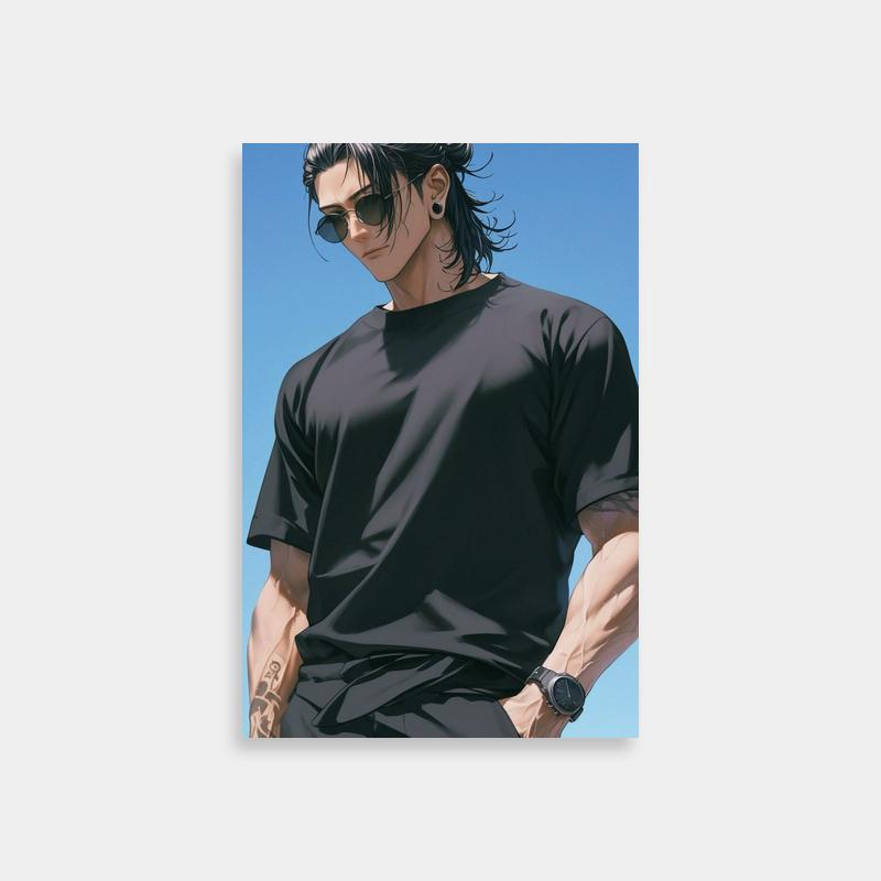 Suguru Geto Jujutsu Kaisen Sunglasses Art Print