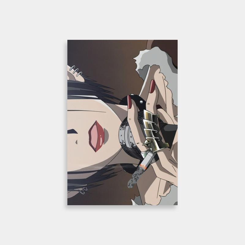 Nana Osaki Dark Anime Poster - Knife Art Print