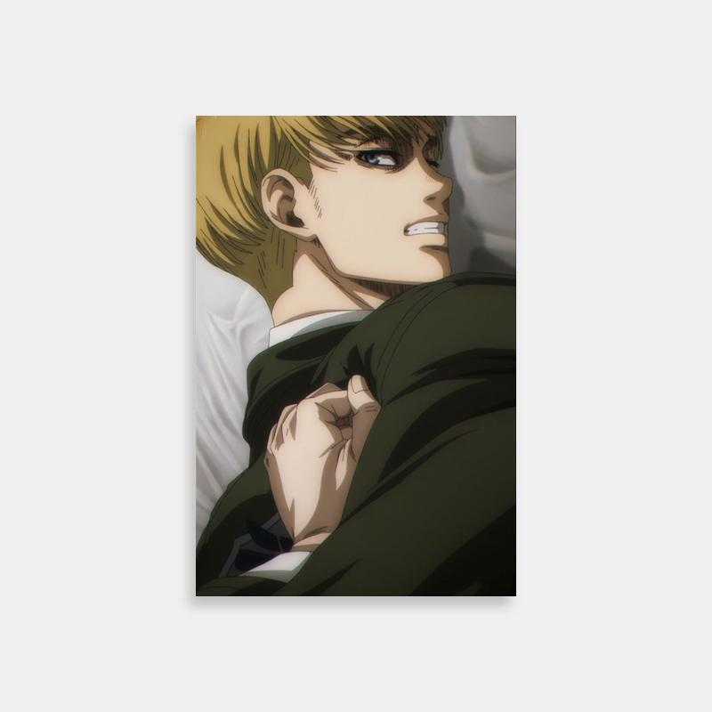 Armin Arlert Attack on Titan Shoulder-Touch Portrait Poster