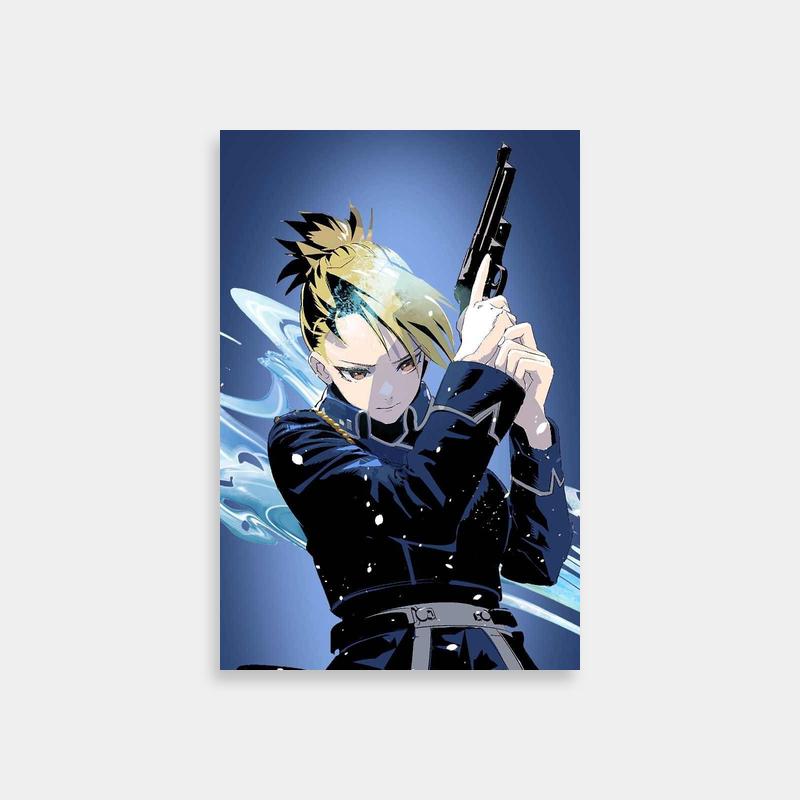 Roy Mustang Fullmetal Alchemist Anime Poster