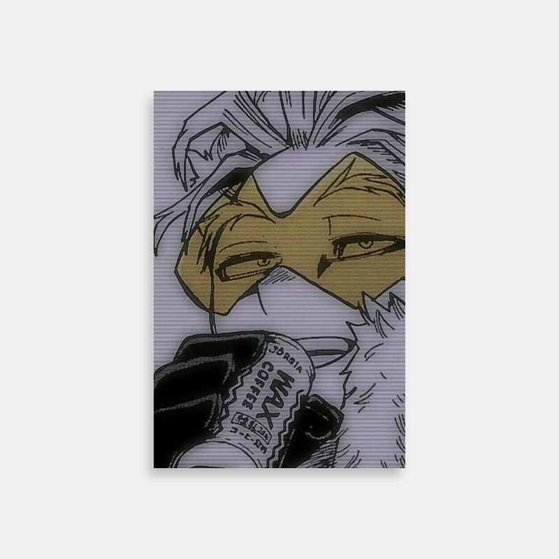 Hawks My Hero Academia Masked Character Art - Anime Poster