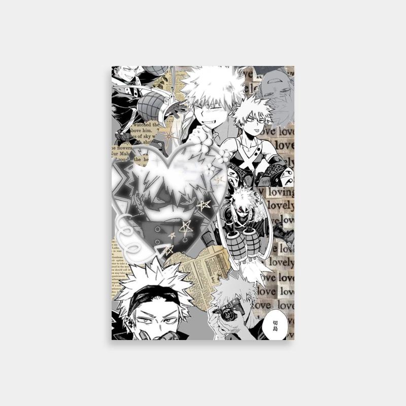 Katsuki Bakugo My Hero Academia Wall Art - Anime Characters with Expressions