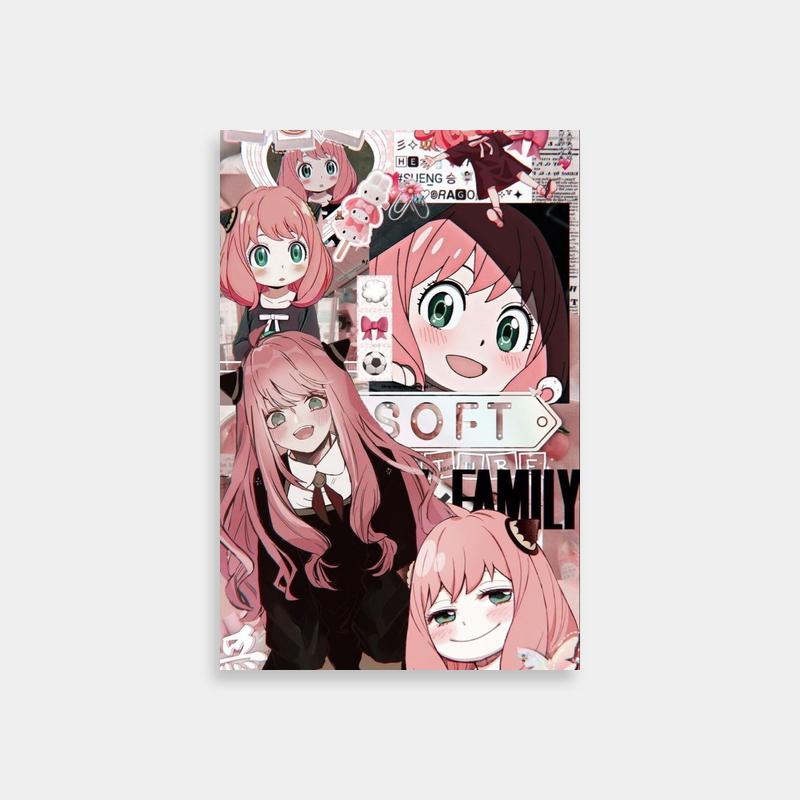 Anya Forger Spy x Family Poster - Two Pink-Haired Girls