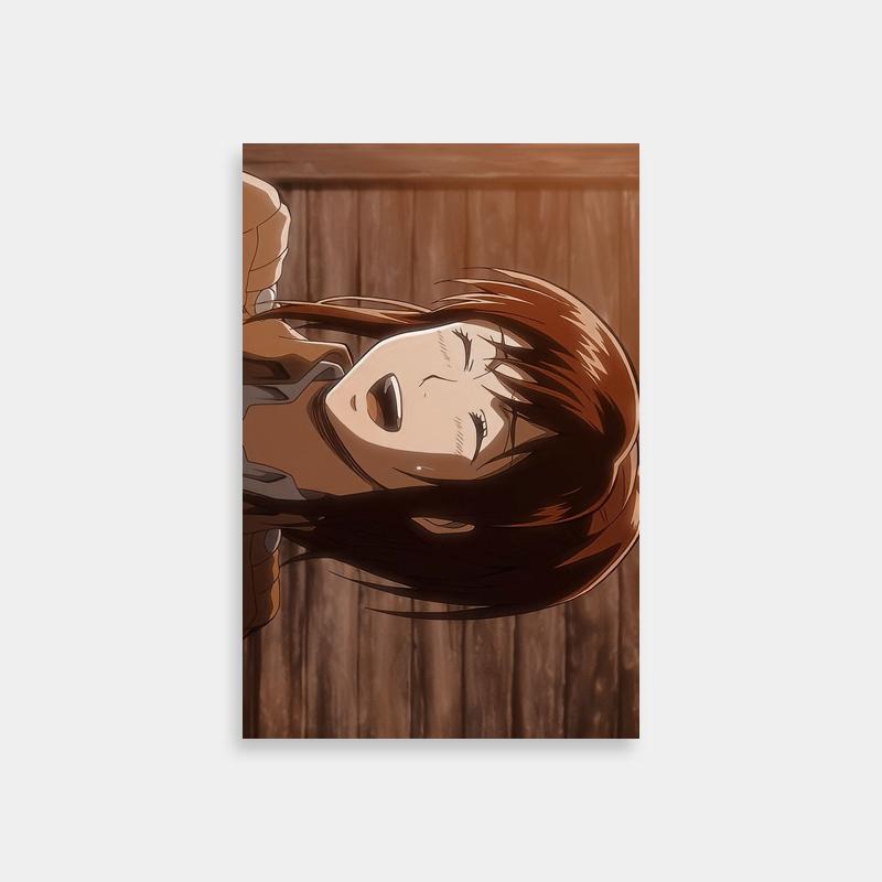 Sasha Braus Attack on Titan Wooden Fence Poster
