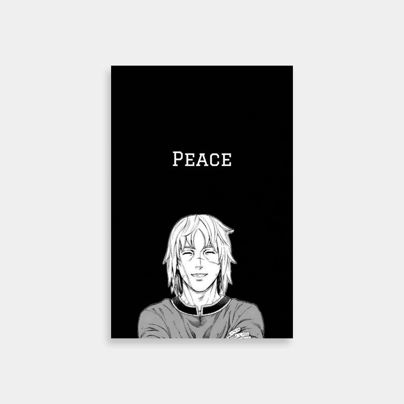 Thorfinn Vinland Saga Peace Theme Poster