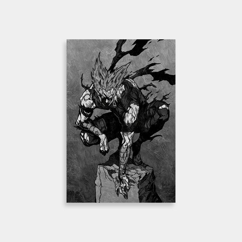 Garou One Punch Man Demon Art - Rock Stance Poster