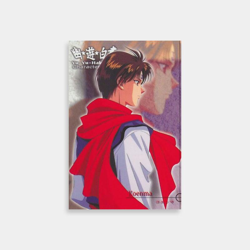 Yu Yu Hakusho Kazuma Kuwabara Poster - Red Cape Anime Character