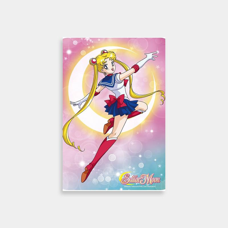 Usagi Tsukino Flying Poster - Dynamic Sailor Moon Anime Art