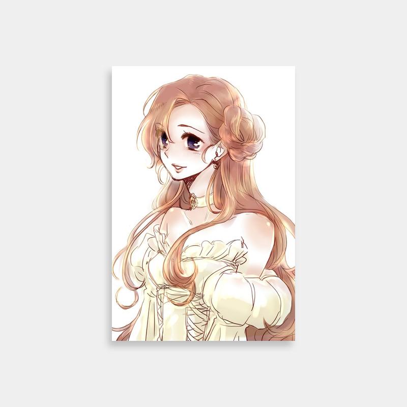 Euphemia li Britannia Code Geass Poster - Blonde Anime Art