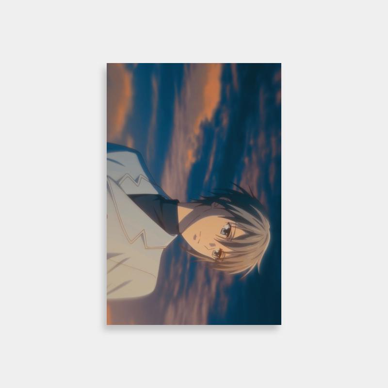 Yuki Sohma Fruits Basket Poster - Anime Character Flying in Clouds & Blue Sky