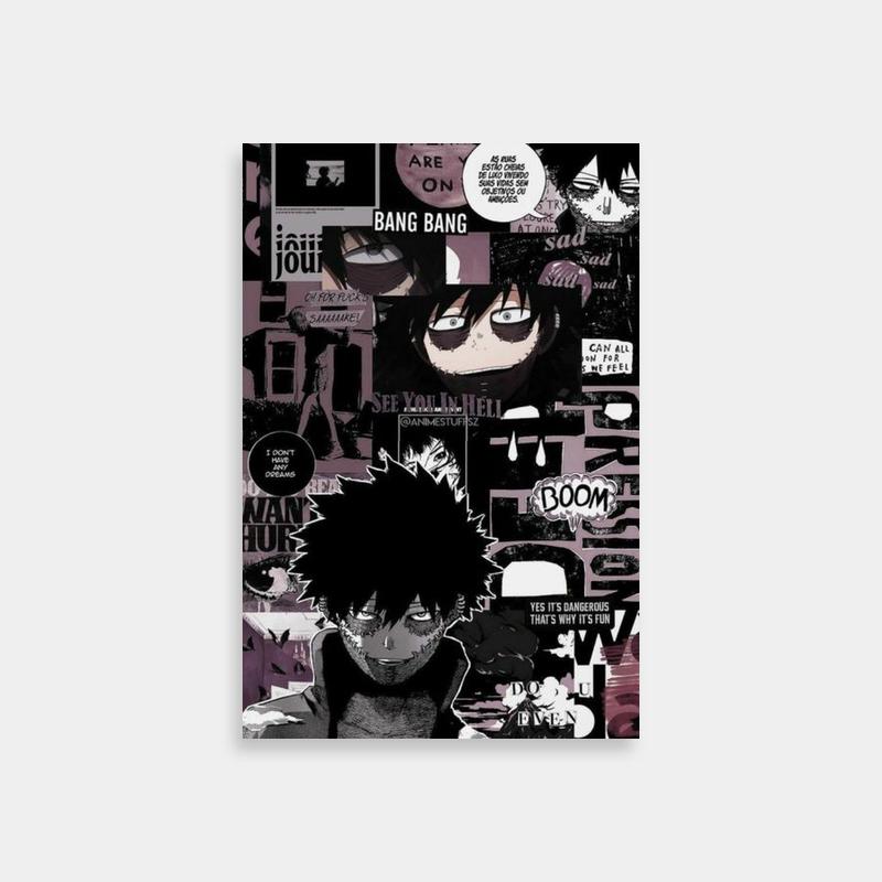 Dabi My Hero Academia Sticker-Themed Poster