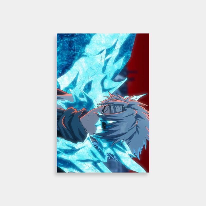 Toshiro Hitsugaya Long Hair - Bleach Anime Poster