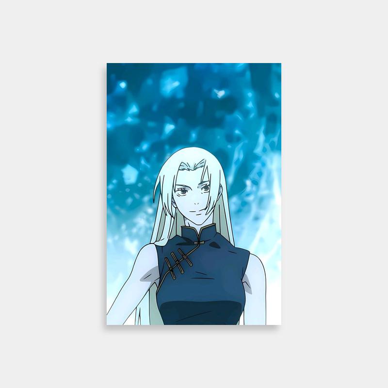 Yuki Tsukumo Jujutsu Kaisen Poster - White-Haired Character