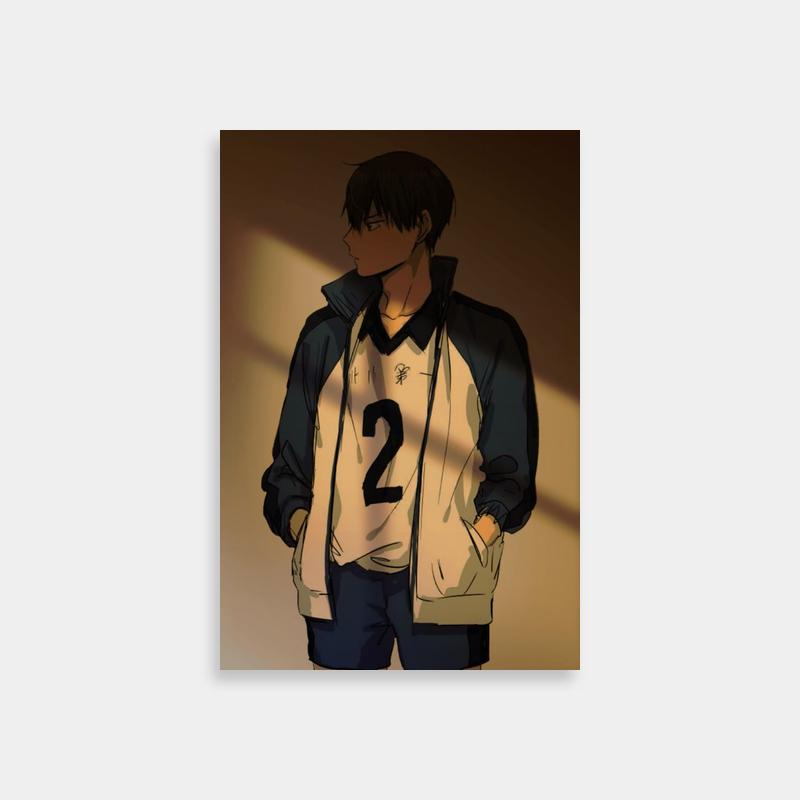 Kageyama Tobio Haikyuu Poster - Volleyball Jersey Art