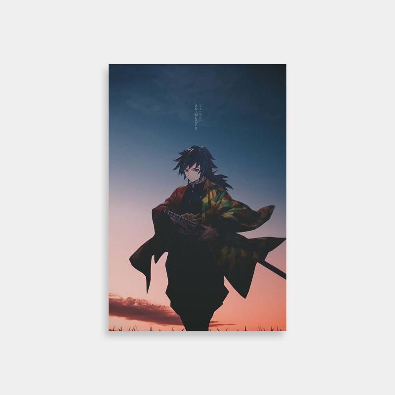 Giyu Tomioka Demon Slayer Poster - Stylish Anime Decor