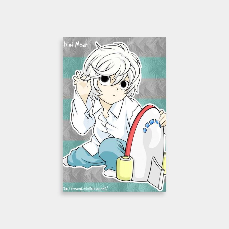 Near Death Note Anime Poster - Character Sitting with Eyes Closed