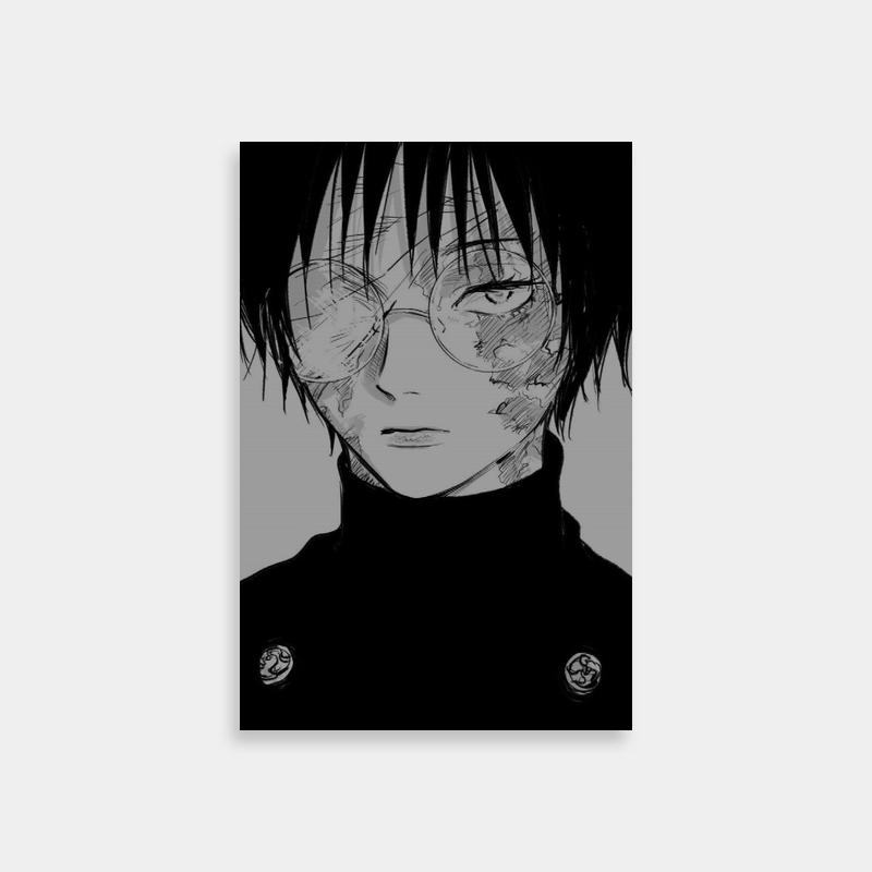 Jujutsu Kaisen Maki Zenin Black Hair & Glasses Poster