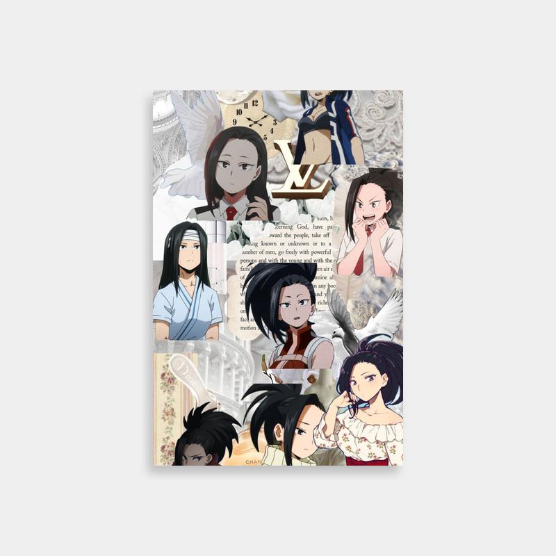 Expressive My Hero Academia Characters Poster - Momo Yaoyorozu