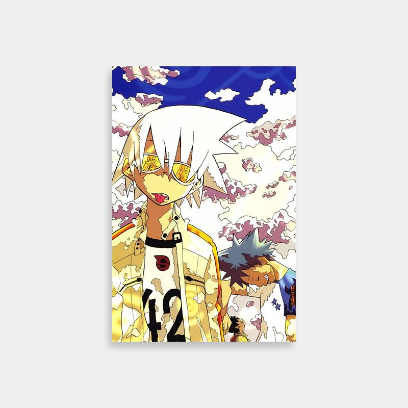 Soul Evans Soul Eater Anime Poster - Character with Number 12 Design